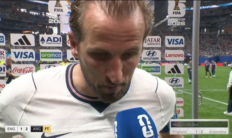 Harry Kane, tras la eliminación de Inglaterra: “A este nivel no es suficiente”