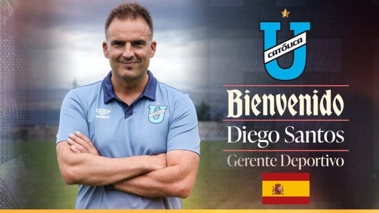 OFICIAL: Universidad Católica presentó a Diego Santos como nuevo gerente deportivo
