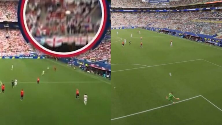 (VIDEO) La polémica de la spider-cam en el Inglaterra-Noruega: ¿Por qué el gol de Bellingham no fue anulado?