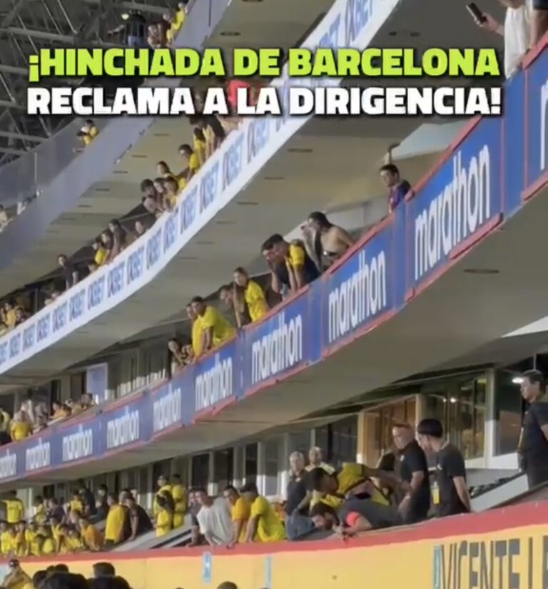 (VIDEO) Hinchas de BSC mostraron su enojo ante los dirigentes