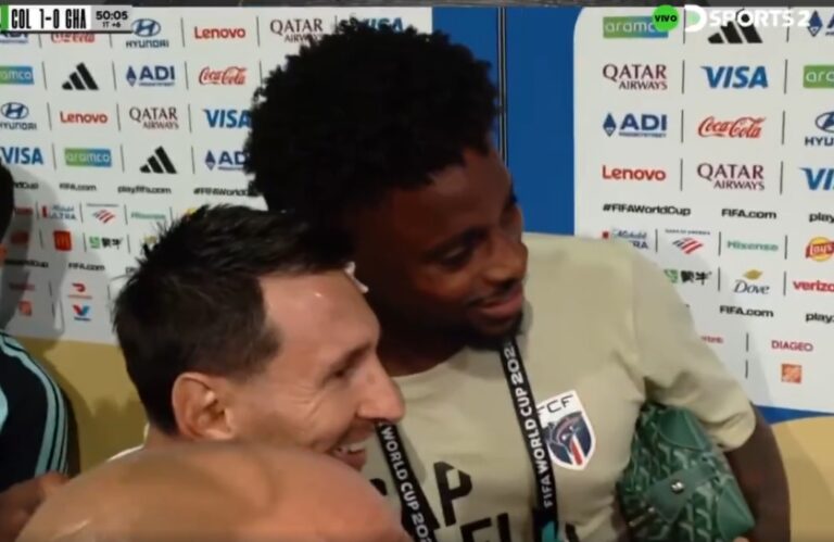“En la cancha me cagaron a patadas”: Messi mientras los jugadores de Cabo Verde le pedían fotos