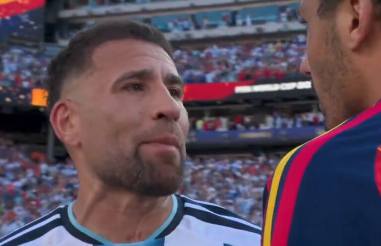 (VIDEO) “Toda la semana estuviste llorando”: Otamendi rechazó el saludo de Rodri