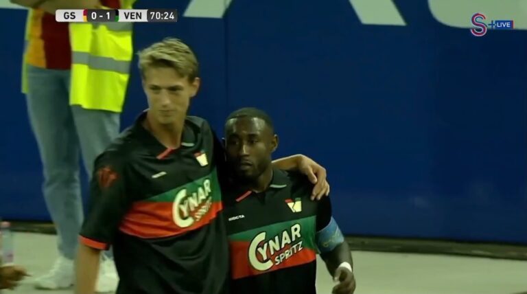 (VIDEO) John Yeboah brilla con gol y asistencia en la goleada del Venezia al Galatasaray