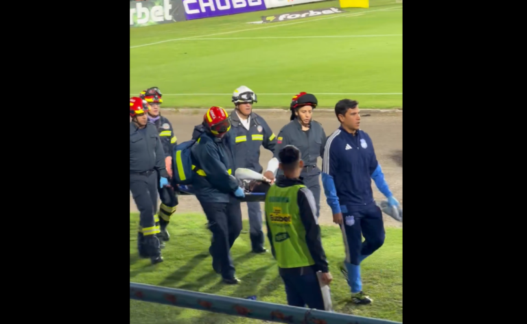 ALARMAS EN EMELEC: Pedro Ortiz salió lesionado ante Deportivo Cuenca