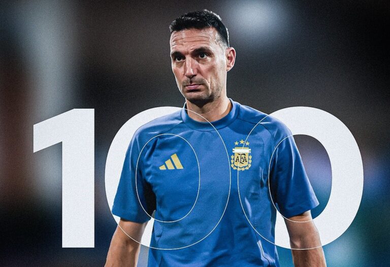 Lionel Scaloni cumplió 100 partidos como DT de Argentina