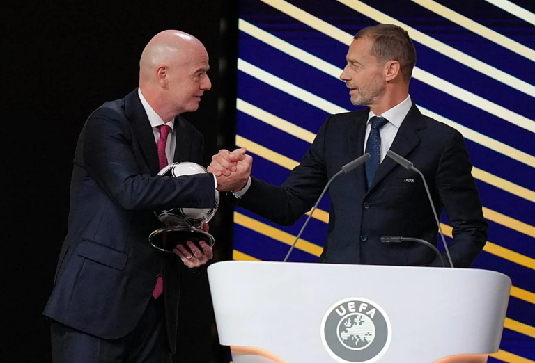Ceferin descarta llegar a la FIFA y vuelve a cuestionar a Infantino