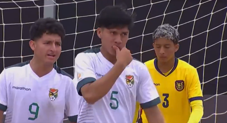 (VIDEO) EN FÚTBOL PLAYA: Ecuador cayó ante Bolivia en el Sudamericano Sub-20