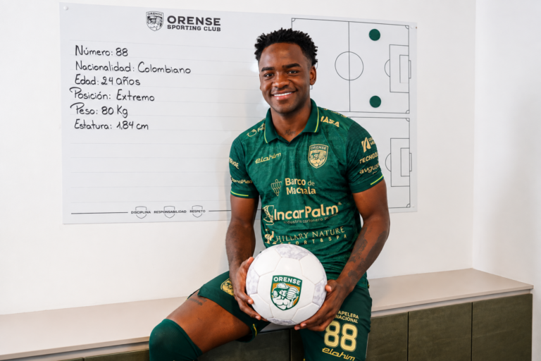 DESDE COLOMBIA: Orense presentó a Jhon Valencia como su nuevo refuerzo