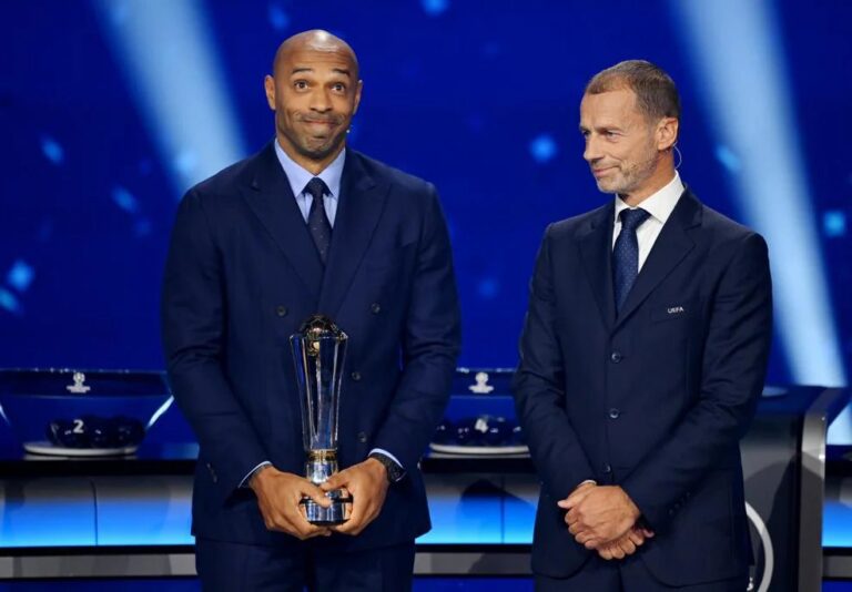 Thierry Henry recibió el Premio Presidente de la UEFA 2026