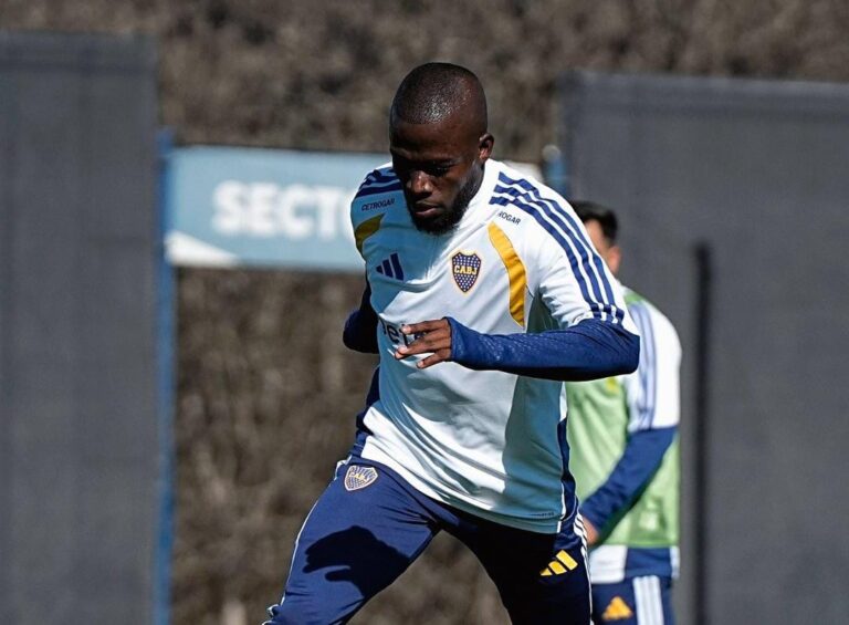 (VIDEO) Enner Valencia tuvo su primer entrenamiento con Boca