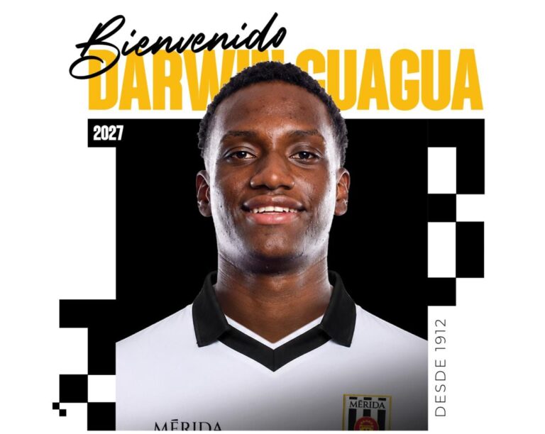 OFICIAL: Brentford cedió a Darwin Guagua al AD Mérida