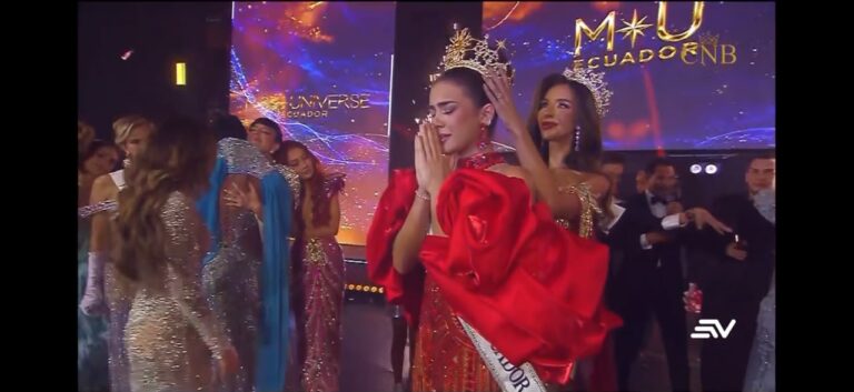 Dalia Bucaram es coronada Miss Universo Ecuador 2026