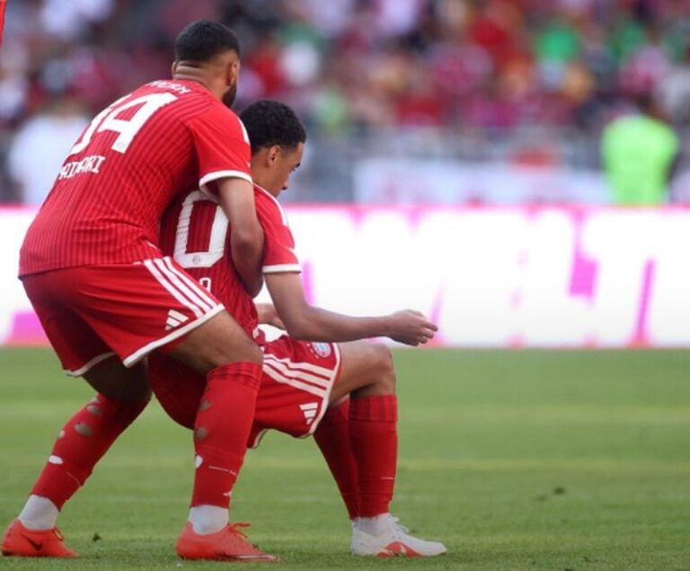 (VIDEO) MOMENTOS DE SUSTO: Jamal Musiala se desmaya por el calor extremo