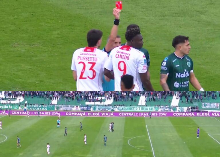 (VIDEO) VIO LA ROJA! Jordy Caicedo expulsado por un cabezazo