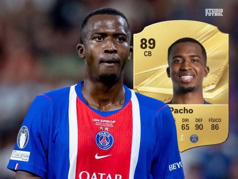 Willian Pacho, entre los mejores jugadores valorados del FC 27