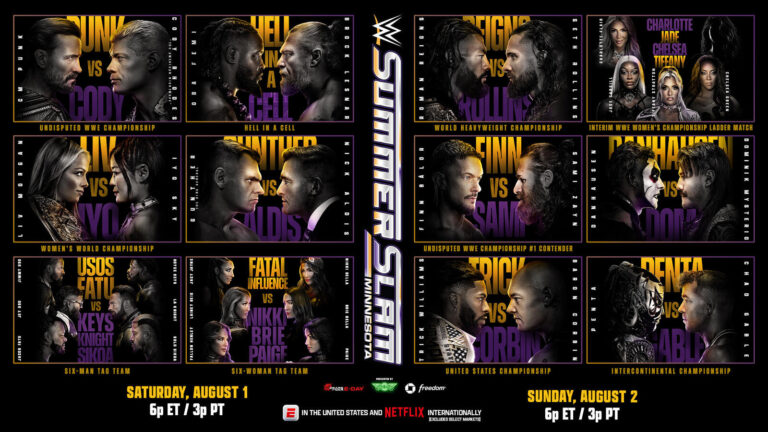 (PREVIA) WWE SummerSlam 2026, cartelera y horarios
