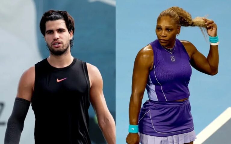 Carlos Alcaraz y Serena Williams formarán una dupla de lujo en el US Open