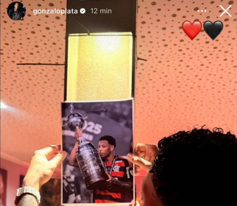 EMOTIVO MENSAJE: Gonzalo Plata se despide de Flamengo
