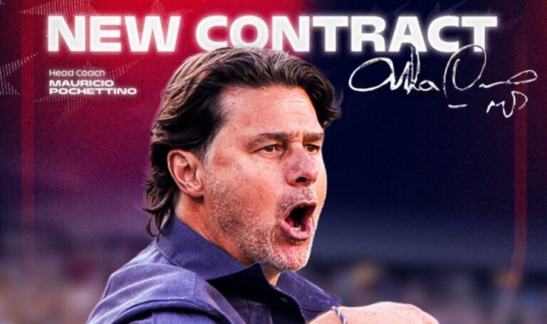 OFICIAL: Mauricio Pochettino renovó con la selección de USA hasta el 2030
