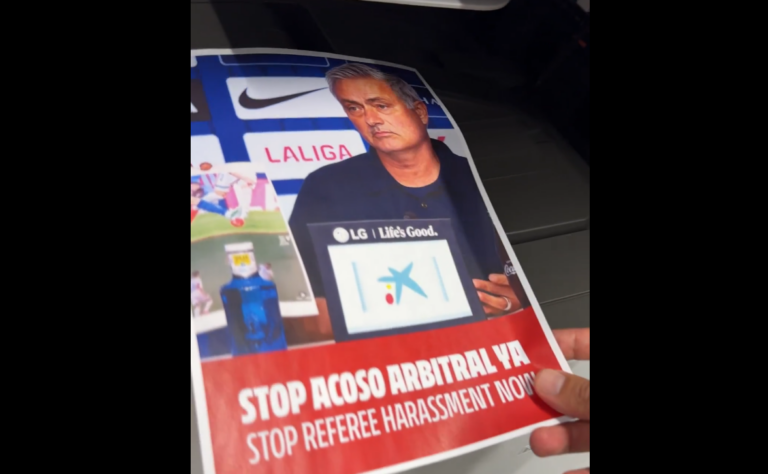 (VIDEO) El Atlético Madrid respondió a Mourinho con su propia impresora