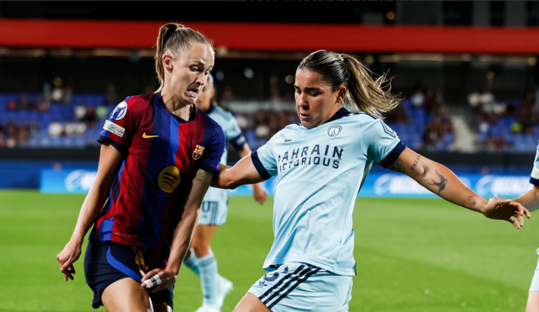 Manoly Baquerizo hizo historia en la Champions femenina pese a la derrota ante FC Barcelona