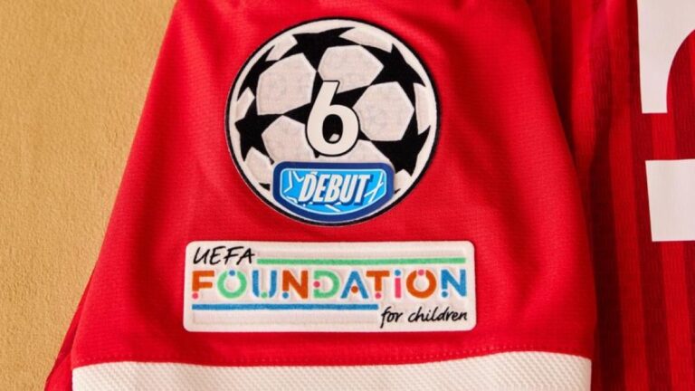 La UEFA crea el “Debut Patch” para reconocer a los jugadores que se estrenen en Champions League