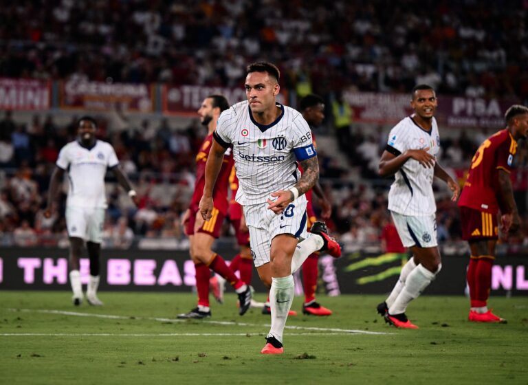(VIDEO) LAUTARO AL RESCATE: en un partidazo, Inter empató ante Roma en la Serie A