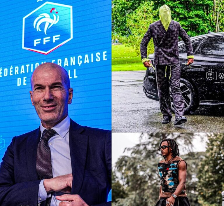 Zidane pone fin a los desfiles en la llegada de Francia a Clairefontaine