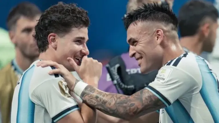 Lautaro respalda a Julián Álvarez en medio de su momento complicado