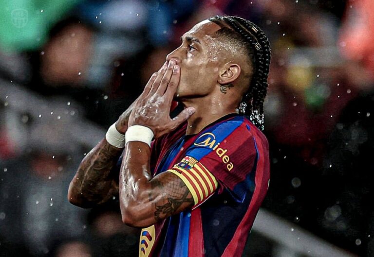 Raphinha: “Pienso renovar con el Barça, ojalá acabe mi carrera aquí”