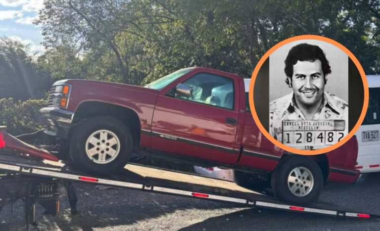 Nueva disputa en la familia de Pablo Escobar: polémica por una camioneta retirada de un museo en Medellín