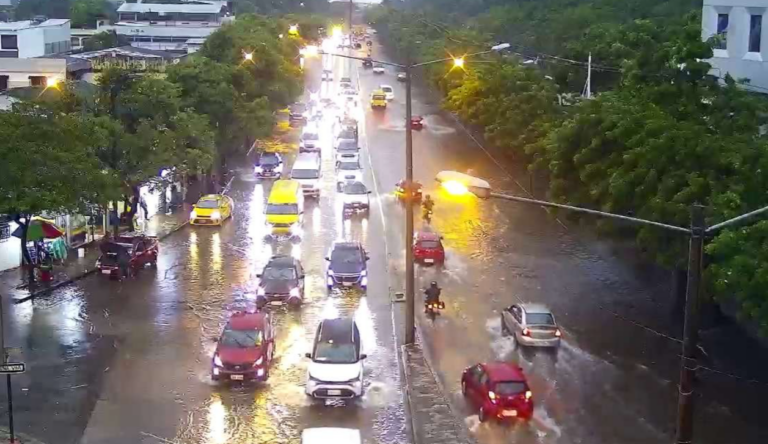 (VIDEOS) Así amaneció Guayaquil tras una madrugada de intensas lluvias