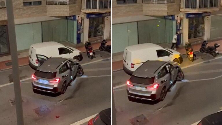 (VIDEO) INSÓLITO: Futbolista provoca accidente de tránsito y huye corriendo