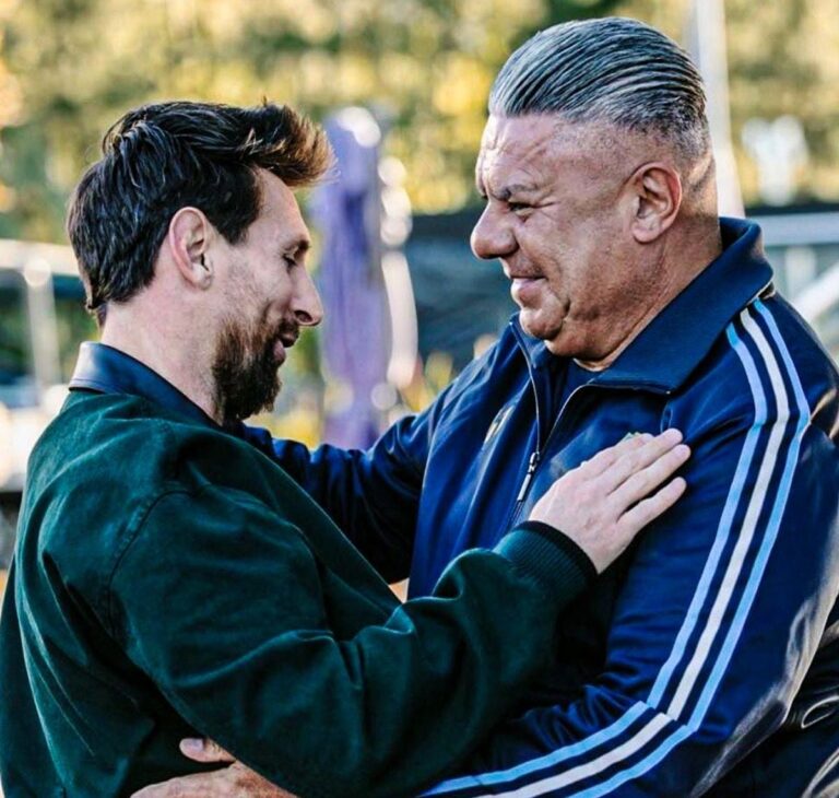 Chiqui Tapia recibió a Messi: “¡Bienvenido, Capi de mi vida!”