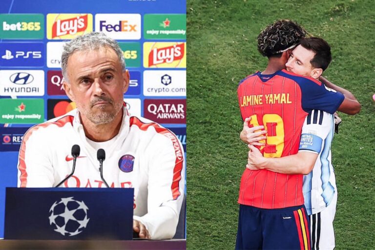 Luis Enrique: “¿Lamine? No se puede comparar a ningún jugador con Messi, es el mejor de todos los tiempos”