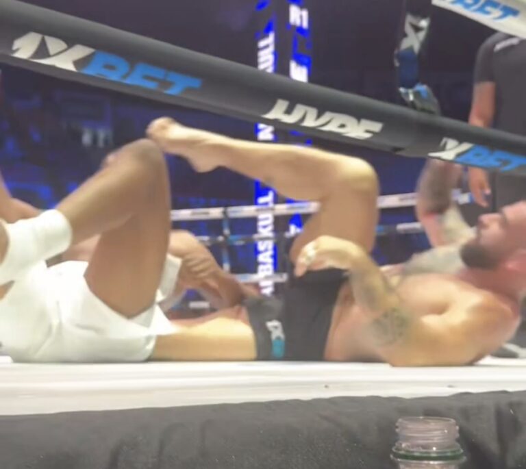 (VIDEO) Mayton Perea cae ante Juan Arbalello en el coestelar de Hype