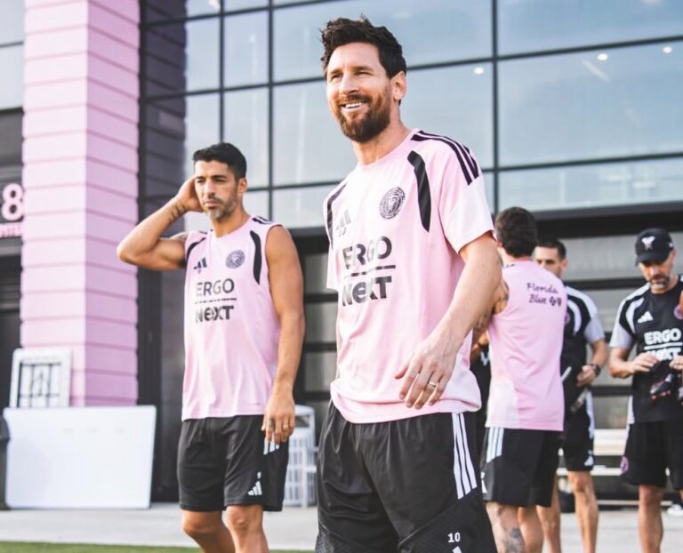 Messi regresó a los entrenamientos del Inter Miami tras su despedida de Argentina