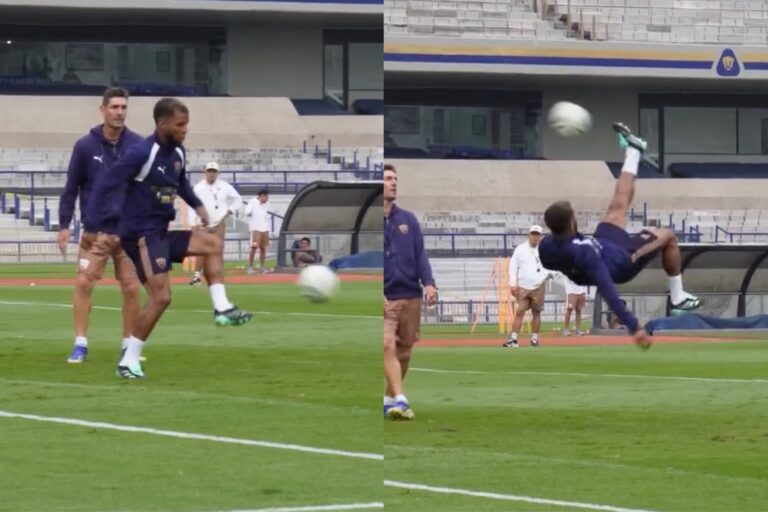 (VIDEO) QUÉ CALIDAD: el golazo de chilena Pedro Vite en el entrenamiento con Pumas
