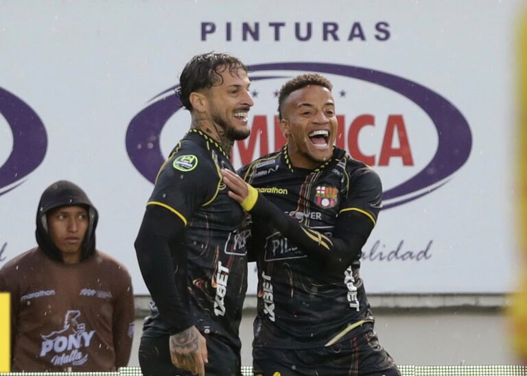 (VIDEO)  ¡EL ÍDOLO GOLEÓ EN QUITO! Barcelona SC volvió al triunfo con un contundente 4-0 ante Aucas